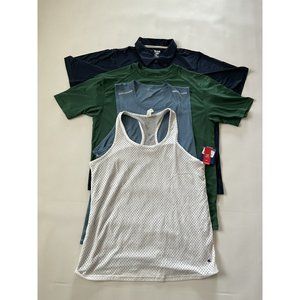 Mix Brands Men’s Lot of 4 Training T-Shirts Athletic tank Gym Size L